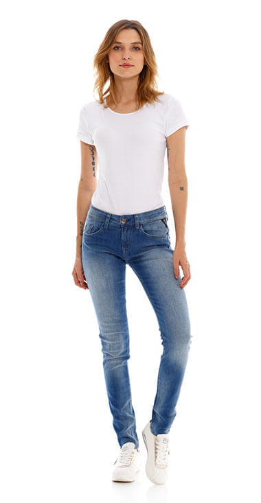 Jean Stretch Para Mujer Luz Replay