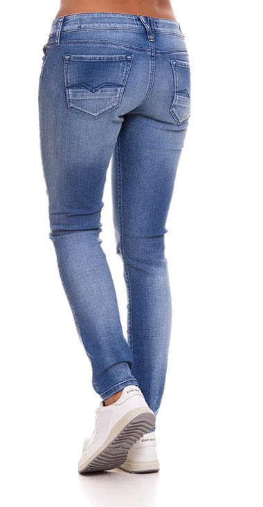 Jean Rigido Para Mujer Rose Replay