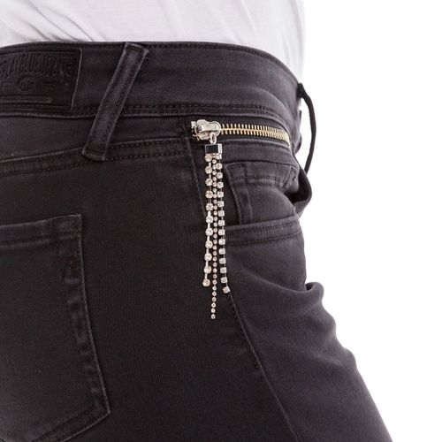 Jean Stretch Para Mujer Luz Coin Zip Replay