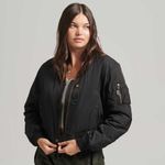 Chaqueta-Casual-Para-Mujer-Vintage-Aviator-Bomber-Superdry