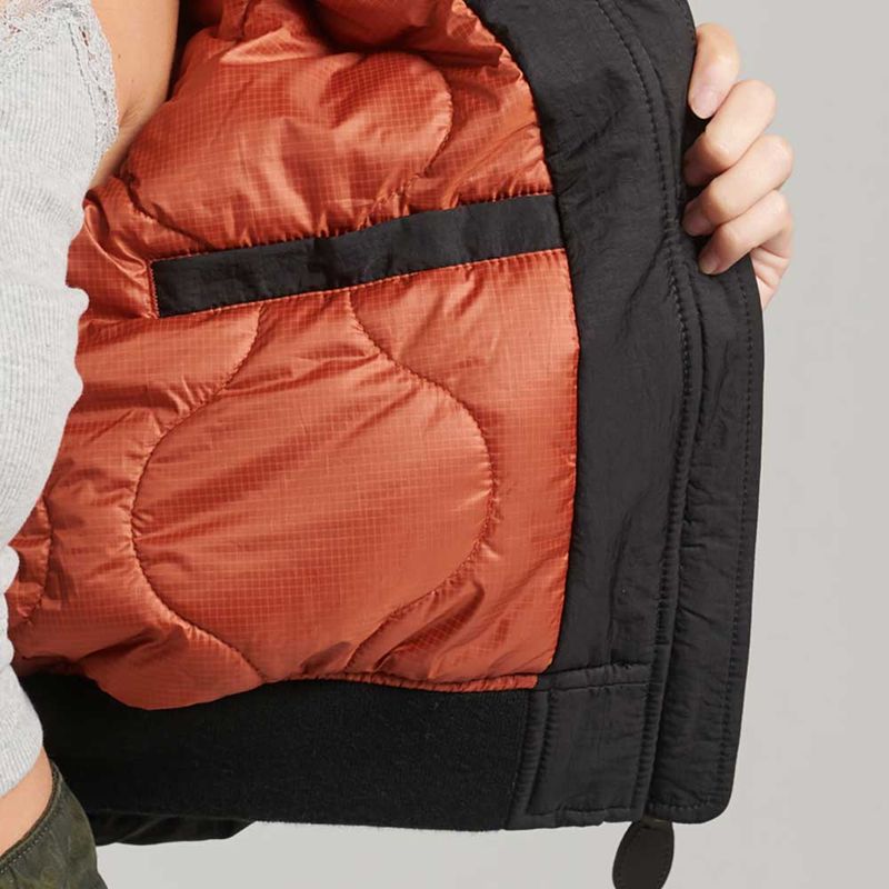 Chaqueta-Casual-Para-Mujer-Vintage-Aviator-Bomber-Superdry