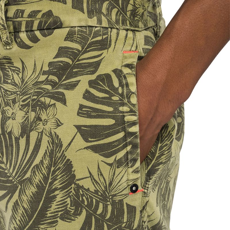 Bermuda-Cargo-Para-Hombre-Printed-Cotton-Satin-Replay