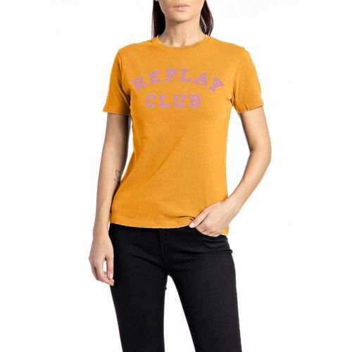 Camiseta Manga Corta Para Mujer Replay