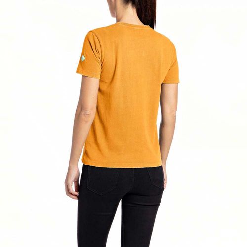 Camiseta Manga Corta Para Mujer Replay
