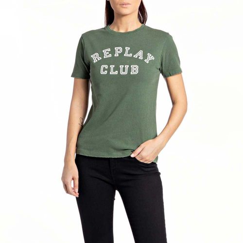 Camiseta Manga Corta Para Mujer Replay