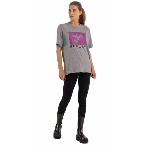 Camiseta Para Mujer Replay