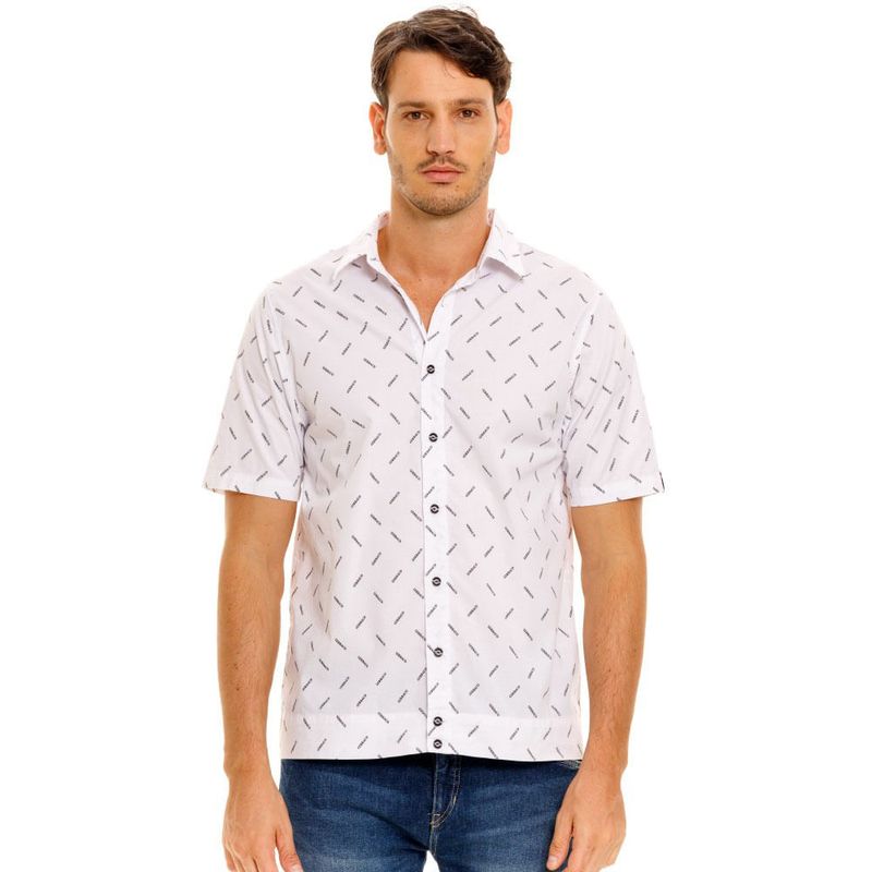 Camisa-Manga-Corta--Para-Hombre-Girbaud