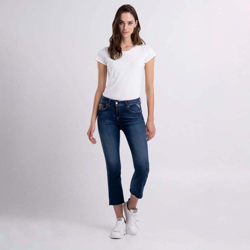 Jean Stretch Para Mujer Faaby Flare Crop Replay