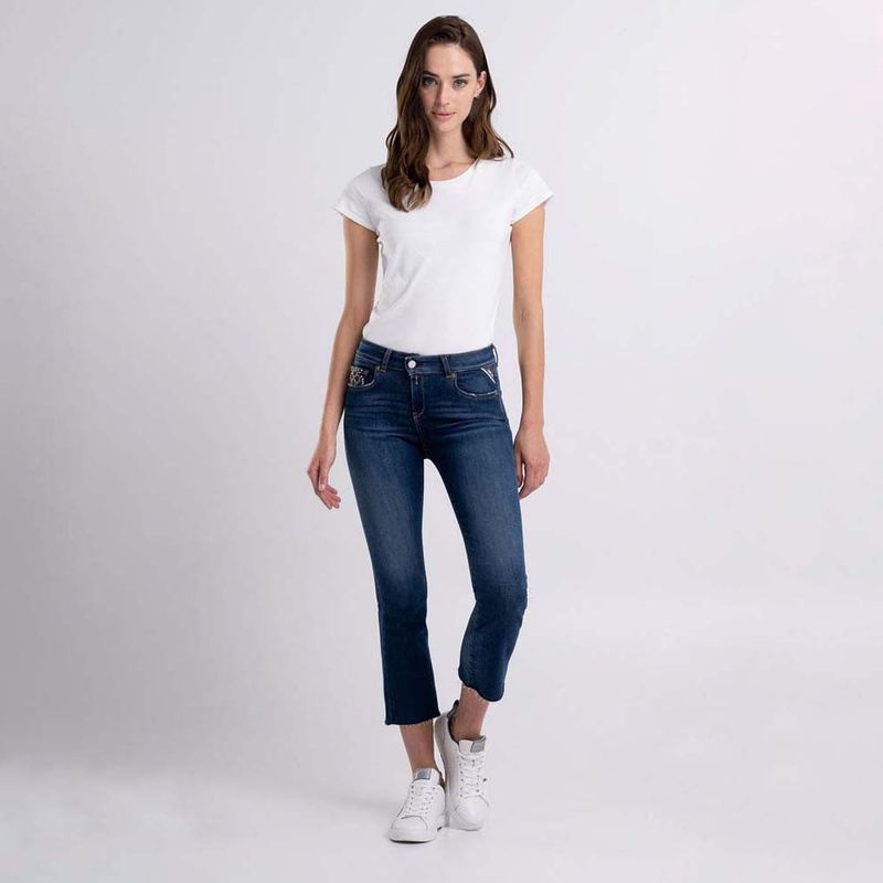 Jean-Stretch-Para-Mujer-Faaby-Flare-Crop-Replay