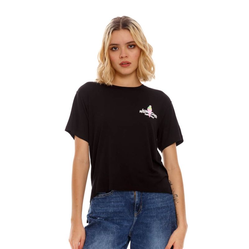 Camiseta-Manga-Corta-Para-Mujer-