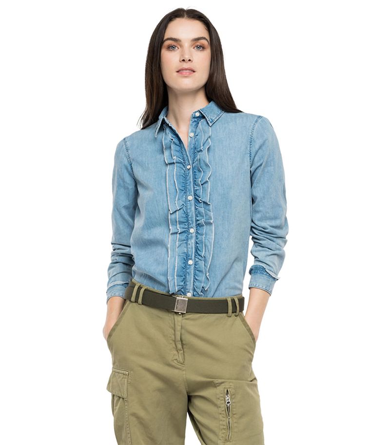 Camisa-Para-Mujer-Shirt-Replay