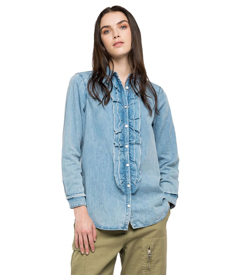 Camisa-Para-Mujer-Shirt-Replay