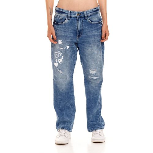 Jean Rigido Para Mujer Pales Low   Pilatos