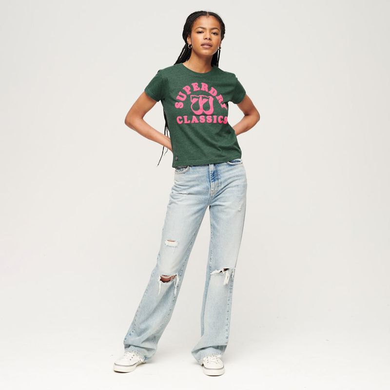 Camiseta-Manga-Corta-Graphic-Para-Mujer-Archive-Neon-Superdry