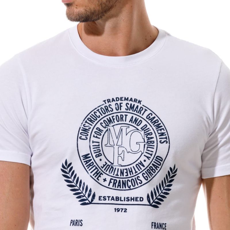 Camiseta-Manga-Corta-Para-Hombre-Le-Francois-Girbaud