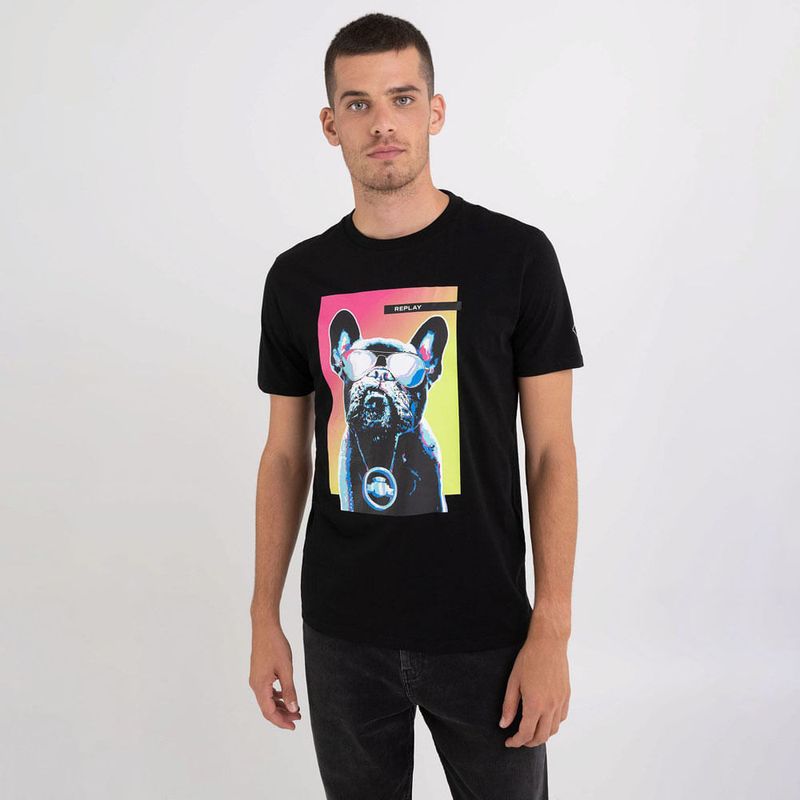 Camiseta-Manga-Corta-Para-Hombre-Replay