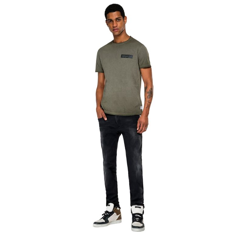 Camiseta-Para-Hombre-Garment-Dyed-Cotton-Jersey-Replay