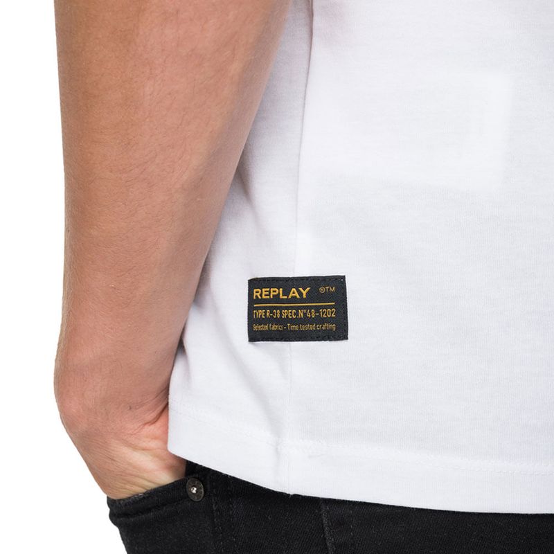Camiseta-Para-Hombre-Garment-Dyed-Cotton-Jersey-Replay