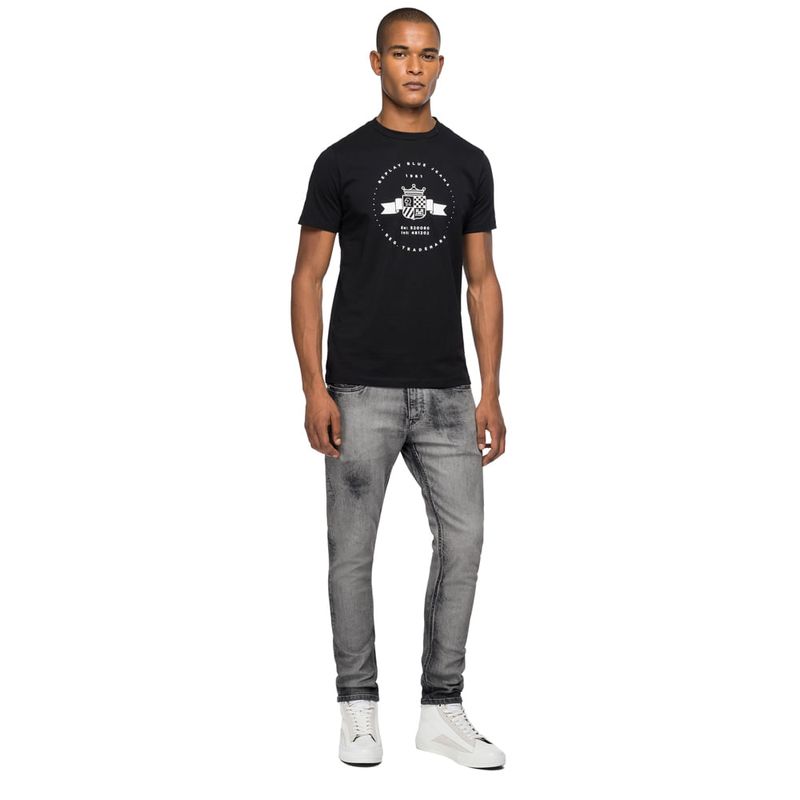 Camiseta-Para-Hombre-Compact-Cotton-Jersey-Replay