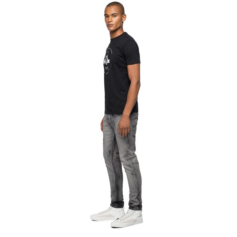 Camiseta-Para-Hombre-Compact-Cotton-Jersey-Replay