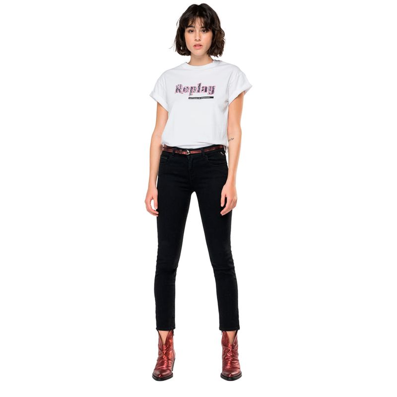 Camiseta-Para-Mujer-Garment-Dyed-Light-Cotton-Jersey-Replay