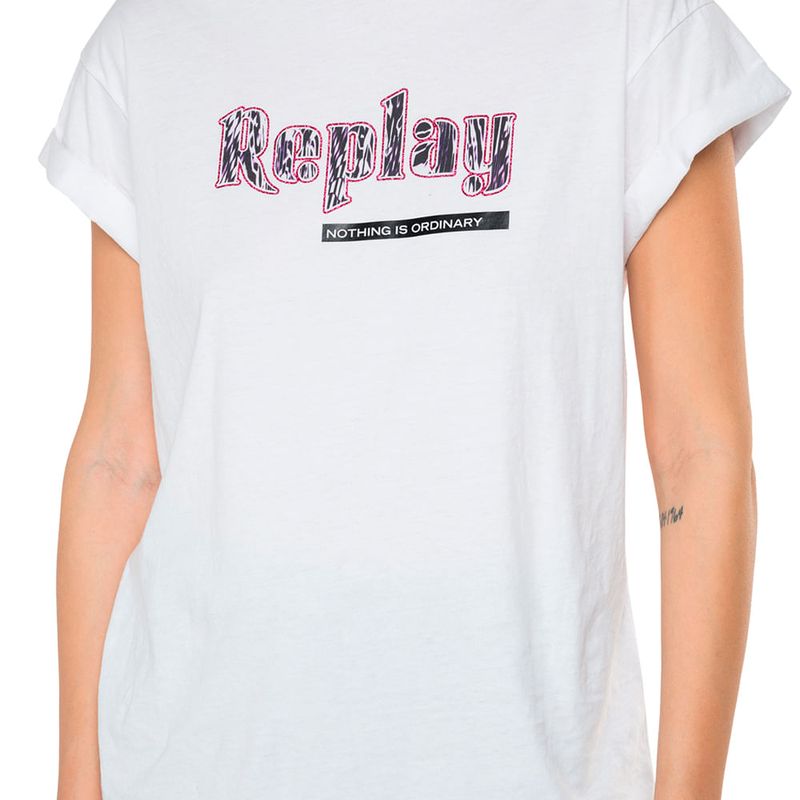 Camiseta-Para-Mujer-Garment-Dyed-Light-Cotton-Jersey-Replay