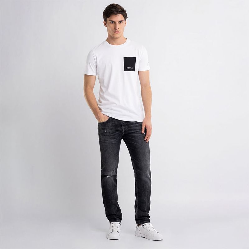 Camiseta-Manga-Corta-Para-Hombre-Replay