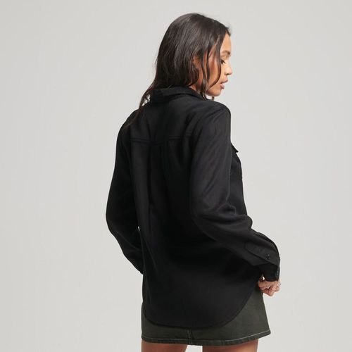 Camisa Manga Larga Para Mujer Vintage Military Superdry
