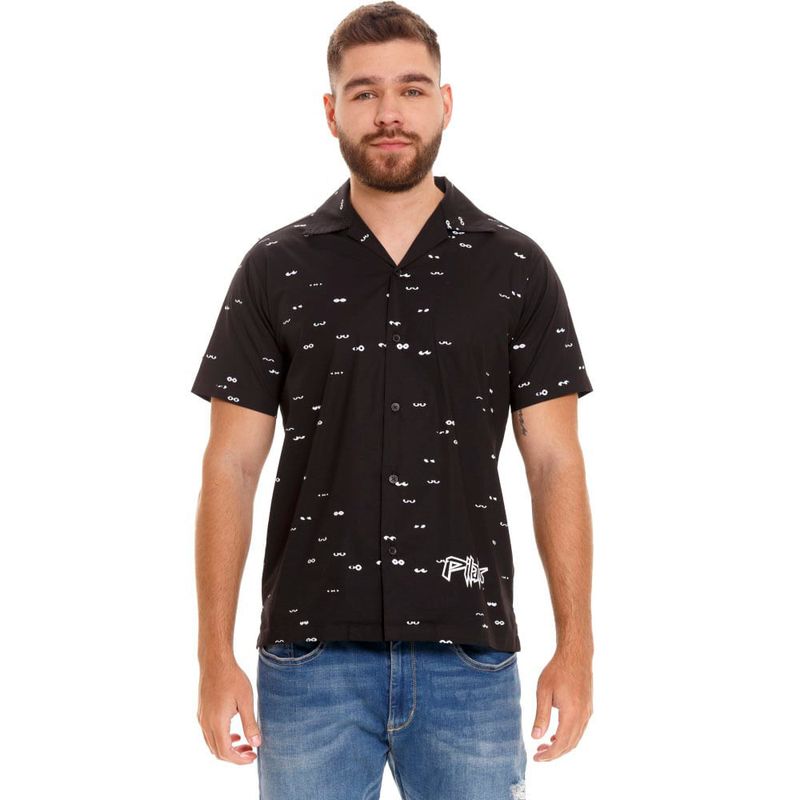 Camisa-Manga-Corta-Para-Hombre