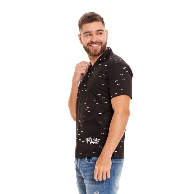 Camisa-Manga-Corta-Para-Hombre