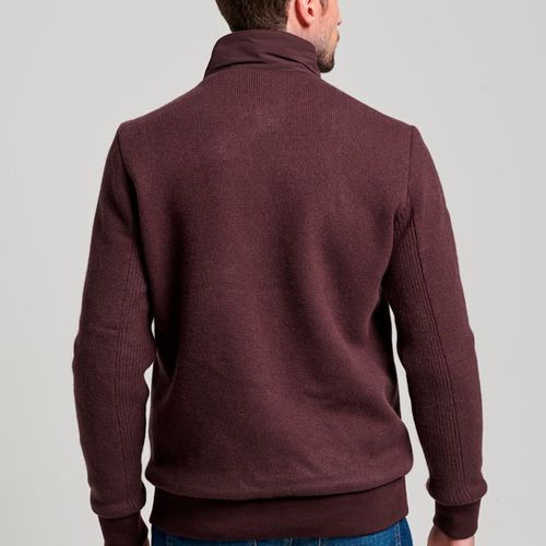 Chaqueta Padded Para Hombre Studios Padded Knit Mix Superdry