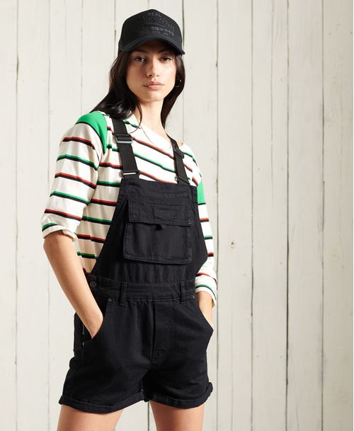 Enterizo Corto Para Mujer Denim Dungaree Boy Superdry