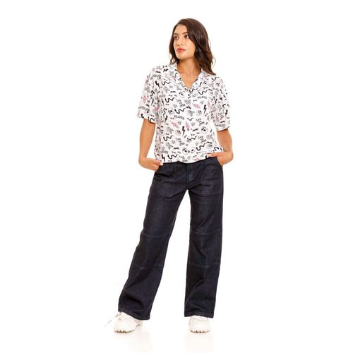 Camisa Manga Corta Para Mujer Pilatos