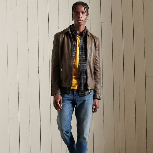 Jean Stretch Para Hombre Tailored Straight Superdry