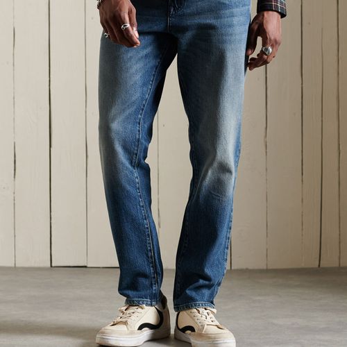 Jean Stretch Para Hombre Tailored Straight Superdry