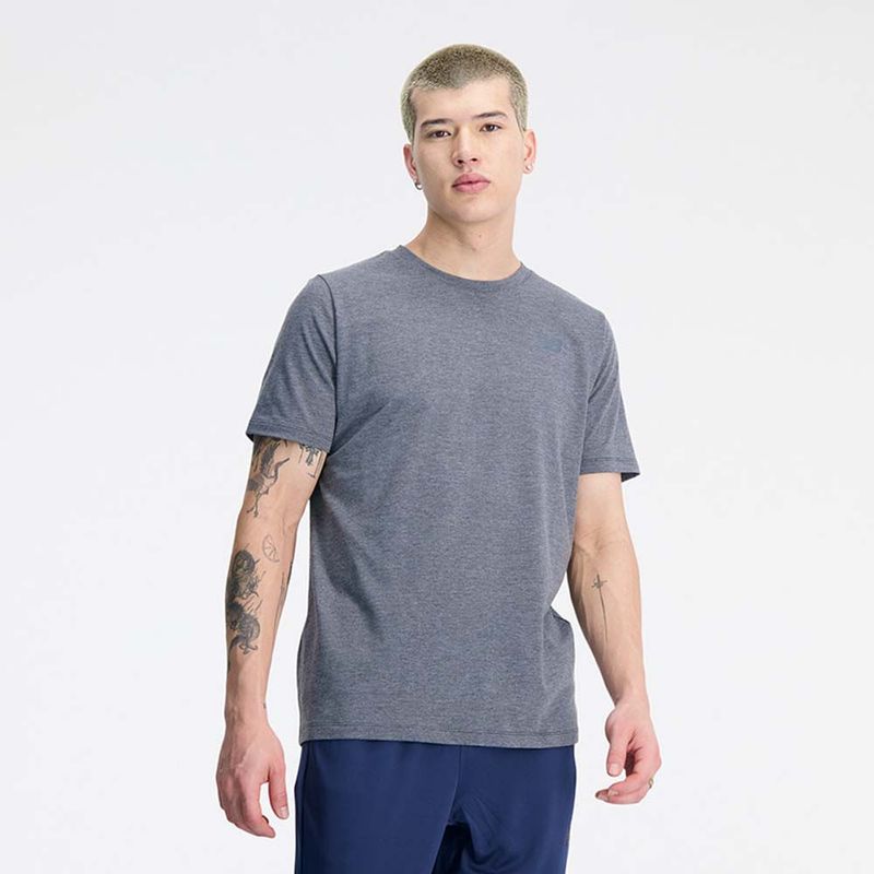 Camiseta-Manga-Corta-Para-Hombre-Tenacity-Heathertech-New-Balance