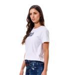 Camiseta-Manga-Corta-Para-Mujer-Le-Marithe-Girbaud
