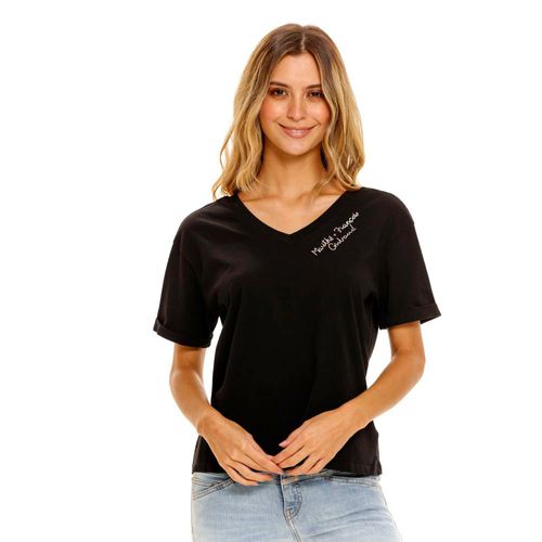 Camiseta Manga Corta Para Mujer  Girbaud