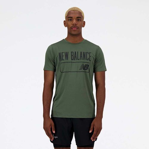 Camiseta Manga Corta Para Hombre Graphic New Balance