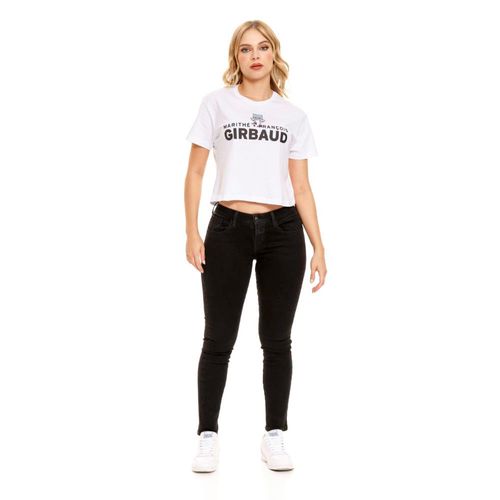 Camiseta Manga Corta Para Mujer Girbaud