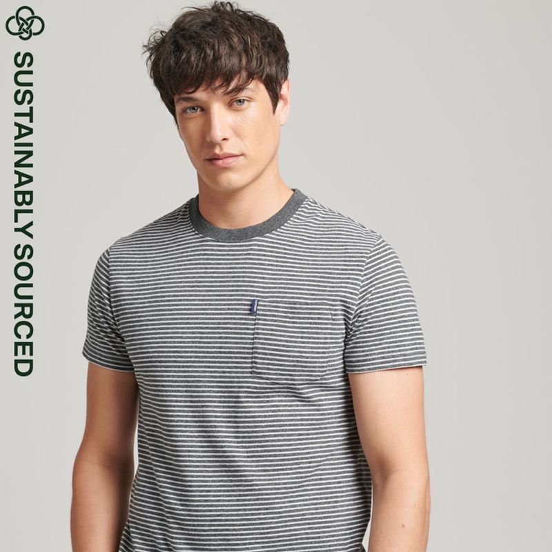 Camiseta-Para-Hombre-Vle-Stripe-Tee-Superdry