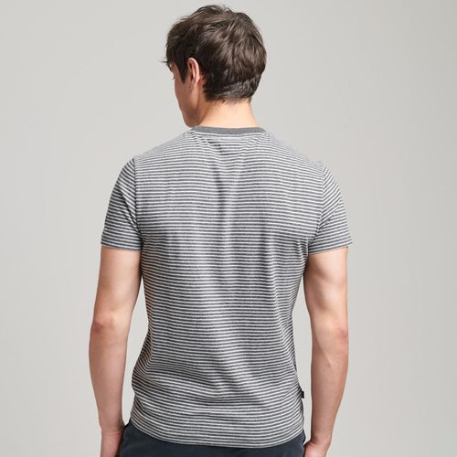 Camiseta Manga Corta Para Hombre Vle Stripe Superdry