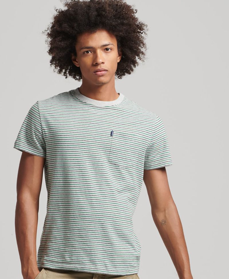 Camiseta-Para-Hombre-Vle-Stripe-Tee-Superdry