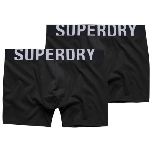 Boxer Para Hombre Dual Logo Double Pack Superdry