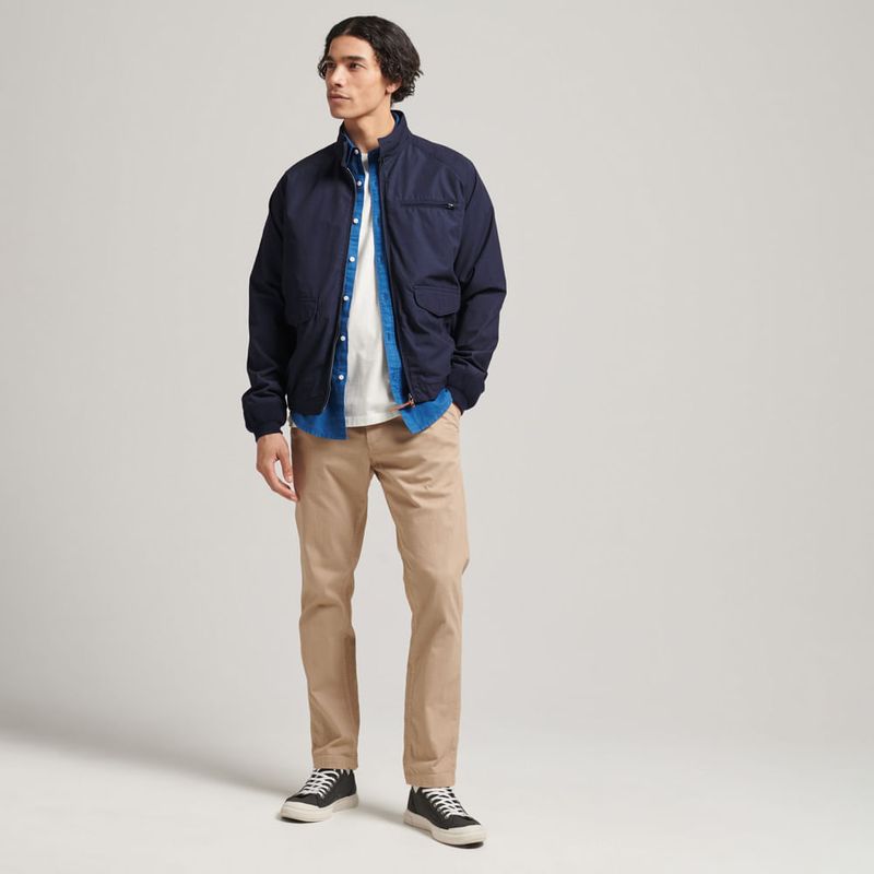 Chaqueta-Casual-Para-Hombre-Vintage-Collegiate-Harrington-Superdry