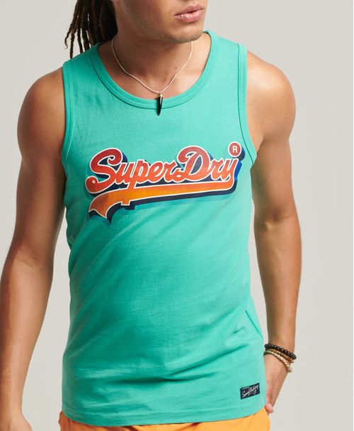 Camiseta Manga Sisa Para Hombre Vintage Vl Seasonal Vest Superdry