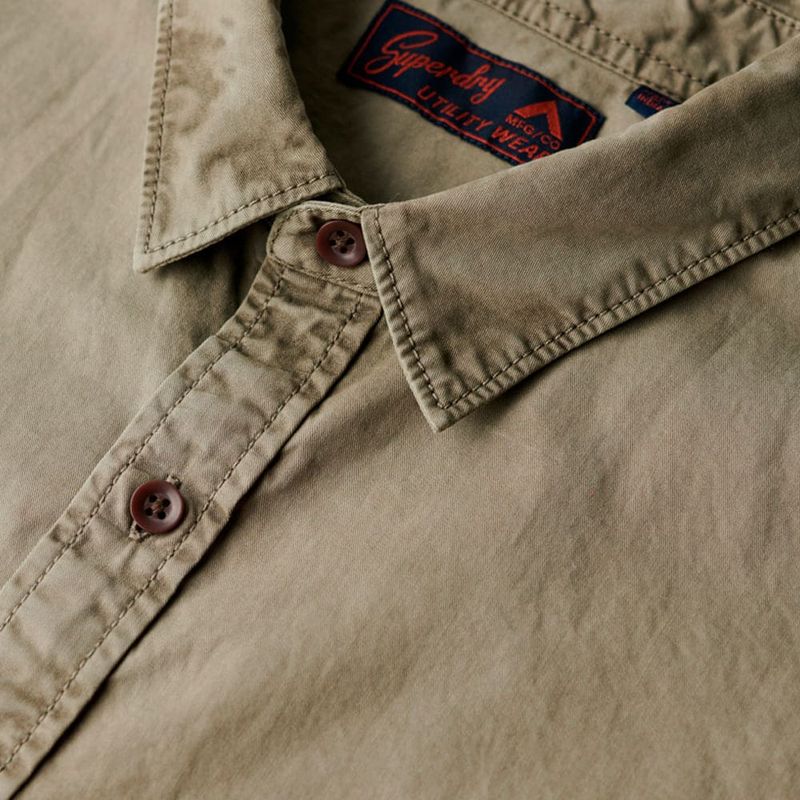Camisa-Manga-Corta-Para-Hombre-Military-Superdry