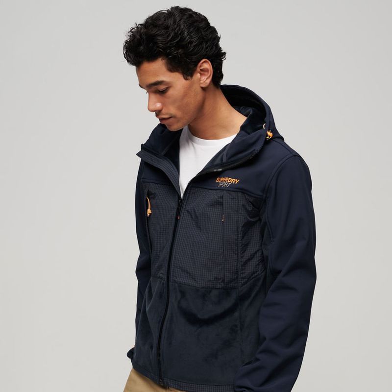 Chaqueta-Rompe-Vientos-Para-Hombre-Hooded-Hybrid-Trekker-Superdry
