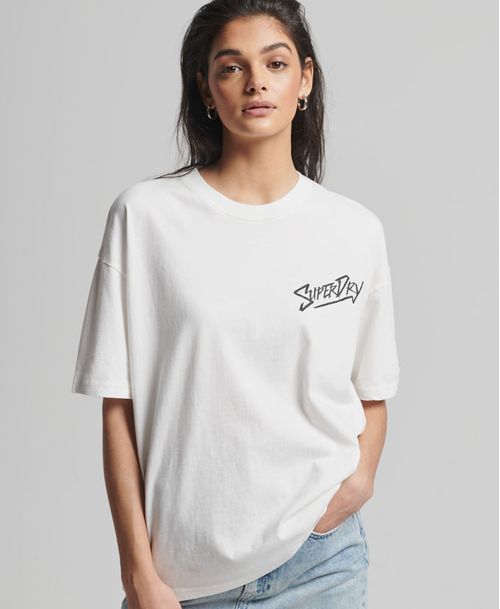 Camiseta Manga Corta Para Mujer Vintage Cali Superdry