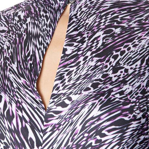Vestido Medio Para Mujer All Over Printed Viscose Satin Replay
